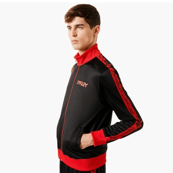 Oakley Thermonuclear Protection Track Jacket/XL/Blk Red - Picture 4 of 15